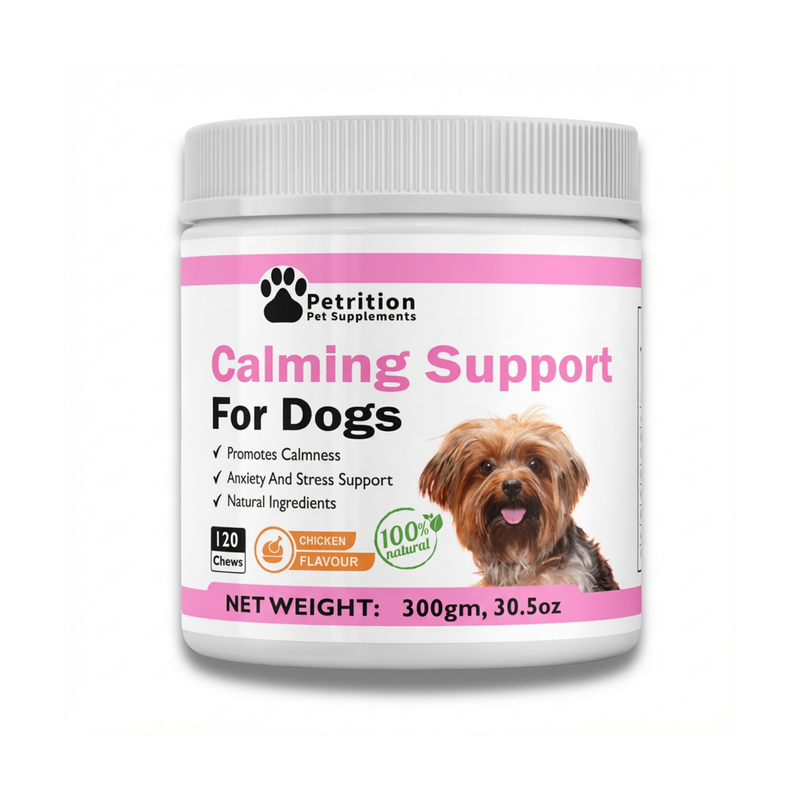 Petrition Calming Support Chews for Dogs - 120 Chews