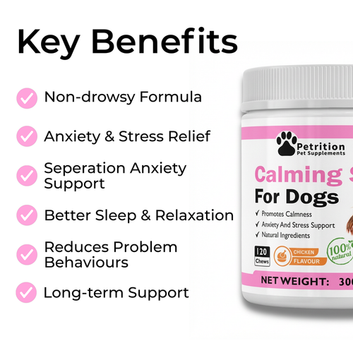 Petrition Calming Support Chews for Dogs - 120 Chews