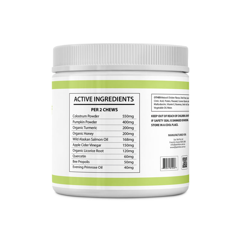 Petrition Allergy and Itch Support Chews for Dogs - 120 Chews